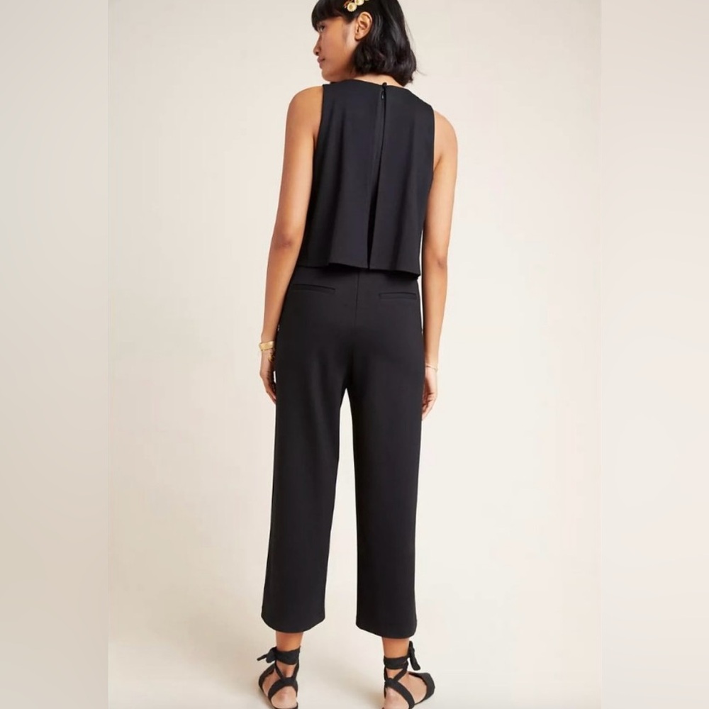 Anthropologie Freya Scalloped Jumpsuit - Picture 2 of 8